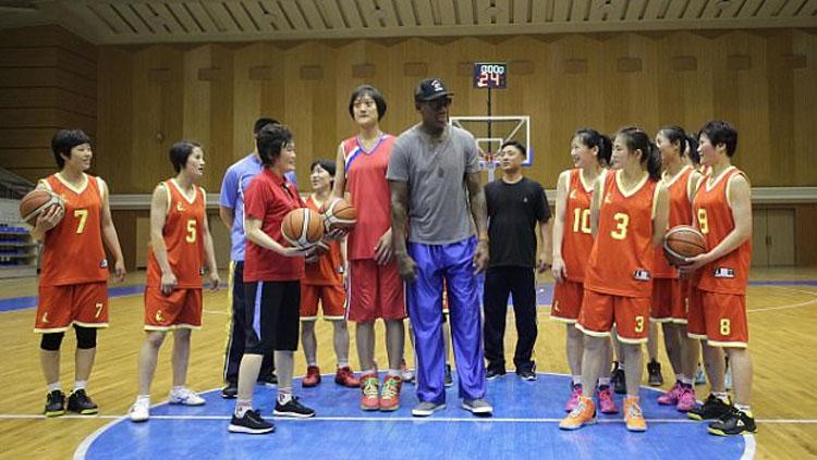 Legenda Basket Amerika Serikat, Dennis Rodman. Copyright: dailymail.co.uk