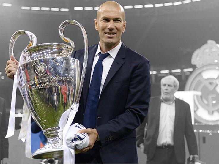 Pelatih Real Madrid, Zinedine Zidane. Copyright: INDOSPORT