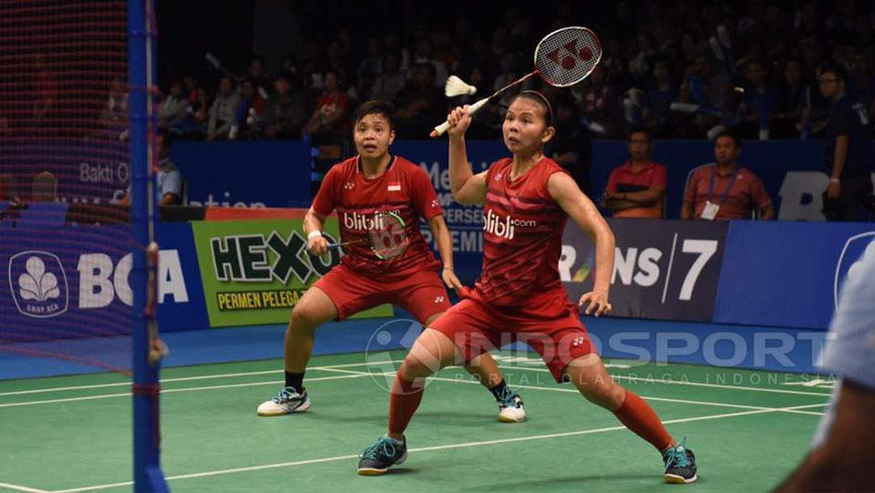 Greysia Polii dan Apriani Rahayu Copyright: Herry Ibrahim/Indosport.com