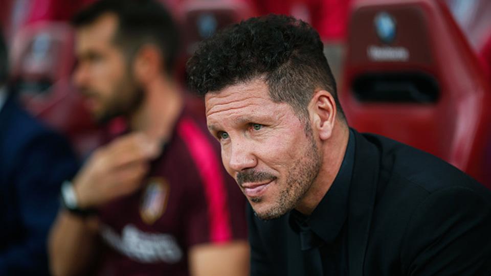 Diego Simeone, pelatih Atletico Madrid. Copyright: INDOSPORT