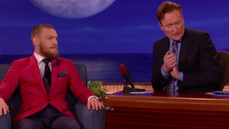 Conor McGregor di acara Conan O Brien Copyright: Entertainment