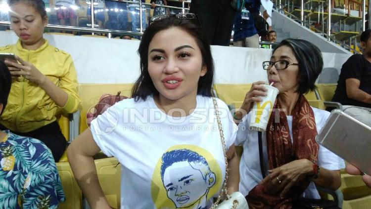 Ariel Tatum ketika ditemui awak media di Stadion Wibawa Mukti, Cikarang, Bekasi.