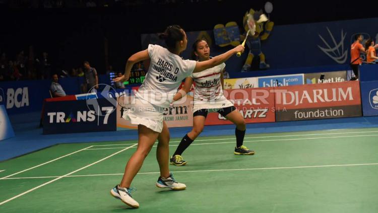 Della Destiara Haris/Rosyita Eka Putri Sari di perempatfinal Indonesia Open 2017. Copyright: Herry Ibrahim/INDOSPORT