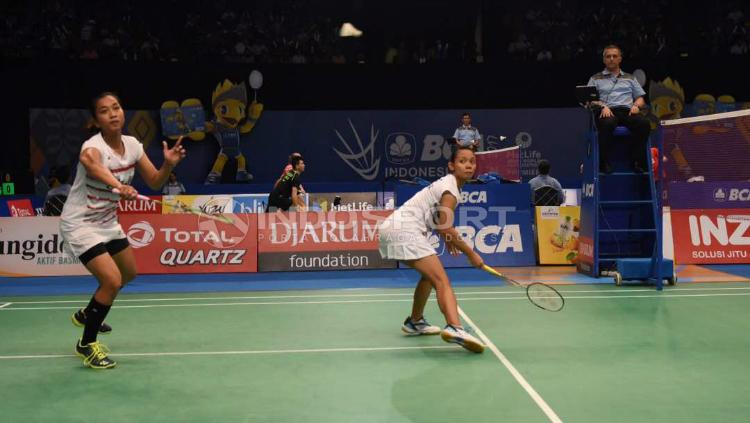 Della Destiara Haris/Rosyita Eka Putri Sari di perempatfinal Indonesia Open 2017. Copyright: Herry Ibrahim/INDOSPORT