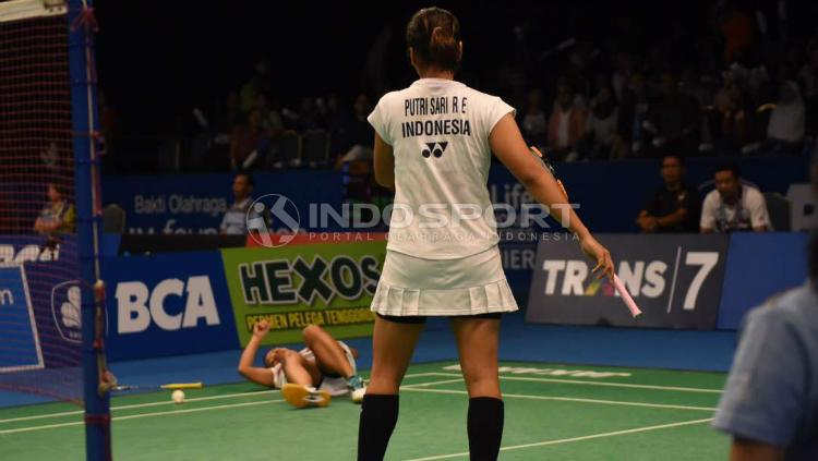 Della Destiara Haris/Rosyita Eka Putri Sari di perempatfinal Indonesia Open 2017. Copyright: Herry Ibrahim/INDOSPORT