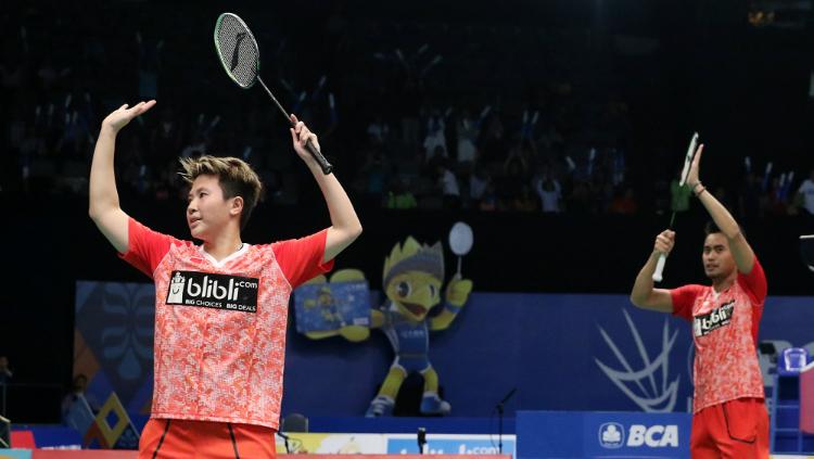 Tontowi Ahmad/Liliyana Natsir merebut tiket semifinal Indonesia Open 2017. Copyright: Humas PBSI