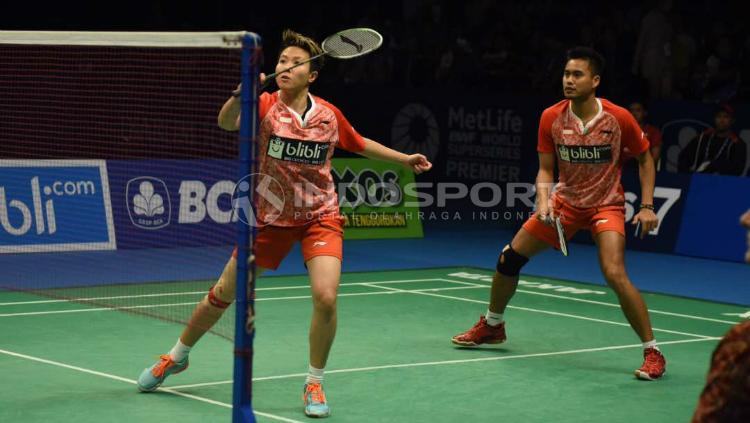 Tontowi Ahmad/Liliyana Natsir di semifinal Indonesia Open 2017 Copyright: Herry Ibrahim/INDOSPORT