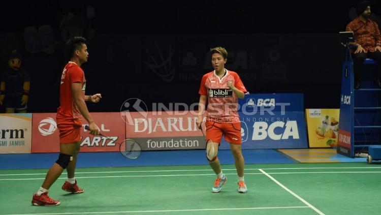 Tontowi Ahmad/Liliyana Natsir di semifinal Indonesia Open 2017 Copyright: Herry Ibrahim/INDOSPORT