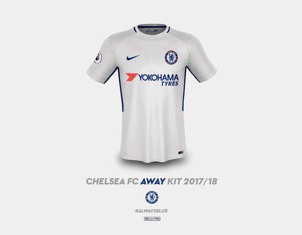Jersey away Chelsea 2017/18. Copyright: Mirror