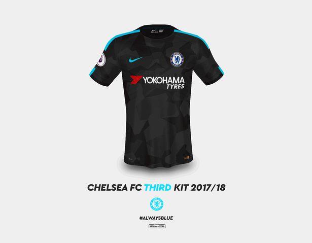Jersey third Chelsea 2017/18. Copyright: Mirror