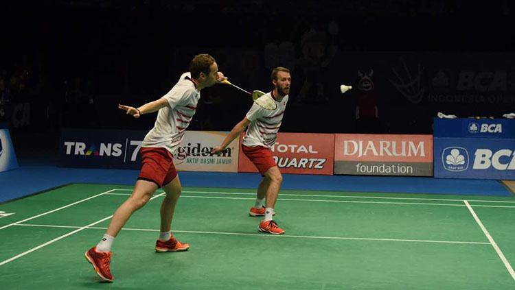 Kalah di perempatfinal Hong Kong Open 2019, wakil Denmark, Mathias Boe/Mads Conrad-Petersen anggap laga bulutangkis melawan Hendra Setiawan/Mohammad Ahsan seperti sekolah.
