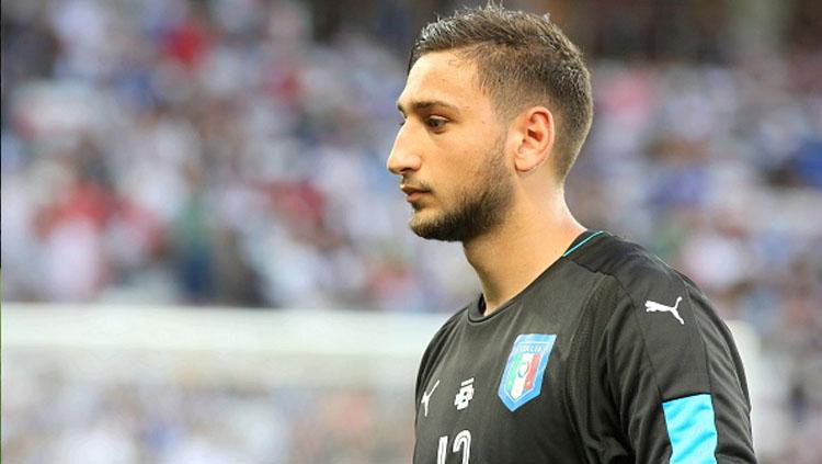 Gianluigi Donnarumma saat membela Timnas Italia. Copyright: Getty Images