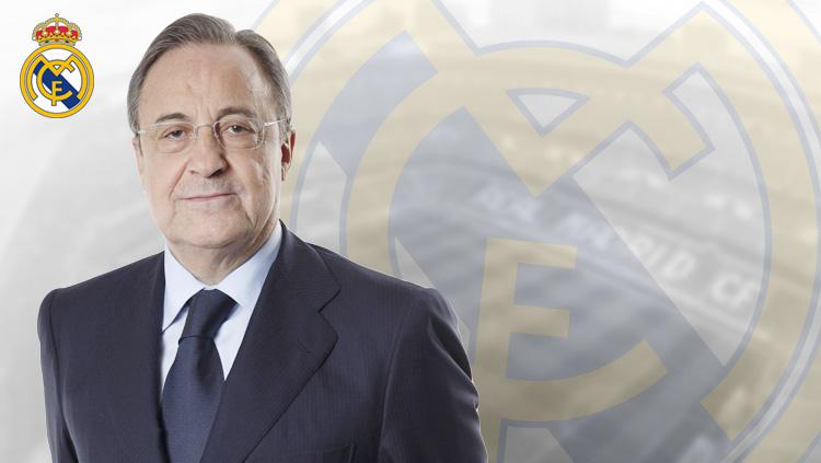 Florentino Perez, Presiden Real Madrid. - INDOSPORT