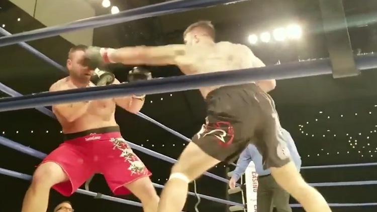 Ilustrasi tinju antara Saul Canelo Alvarez melawan Daniel Jacobs Minggu (05/05/19) lalu.
