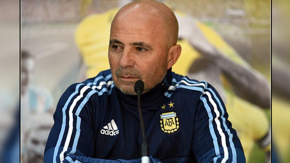 Pelatih Timnas Argentina, Jorge Sampaoli. Copyright: INDOSPORT