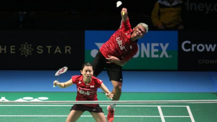 Praveen Jordan/Debby Susanto sukses lolos ke babak dua Australia Open 2017. Copyright: Humas PBSI