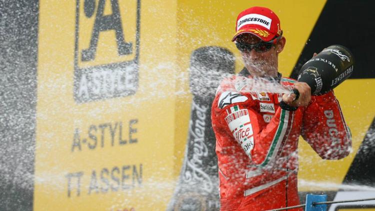 Eks pembalap andalan Ducati, Casey Stoner menyatakan jika saat ini MotoGP mengalami penurunan level akibat absennya Marc Marquez karena cedera. - INDOSPORT