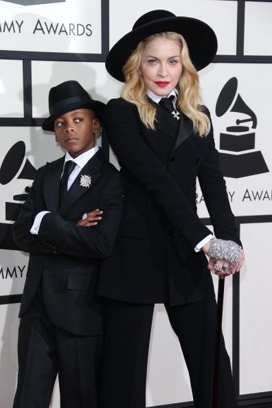 Madonna dan anak angkatnya, David Banda. Copyright: 