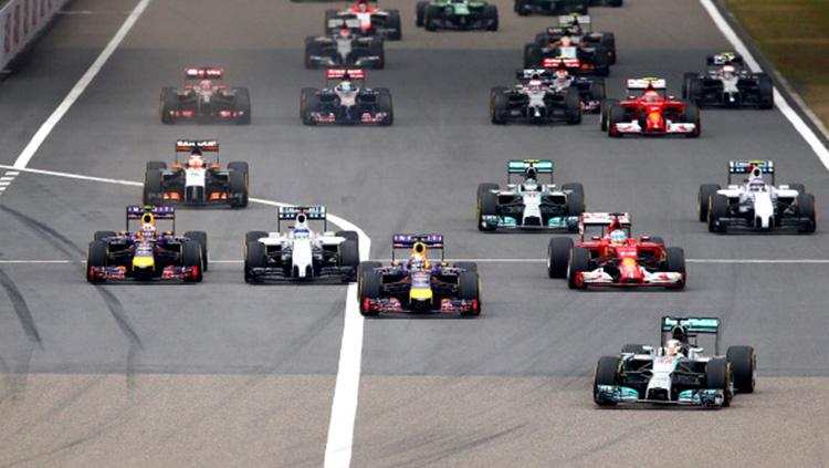Para pembalap F1 di ajang GP China 2014.