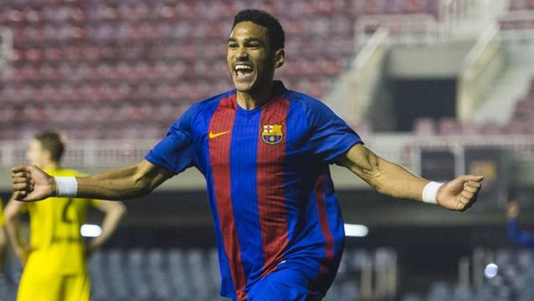 Bintang muda Barcelona, Jordi Mboula. Copyright: INDOSPORT