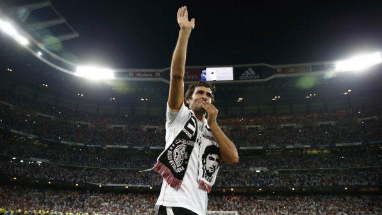Legenda Real Madrid, Raul Gonzalez. Copyright: Helios de la Rubia/Real Madrid via Getty Images