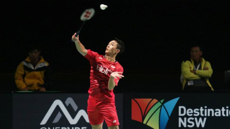 Jonatan Christie dikalahkan wakil China, Lin Dan. Copyright: PBSI