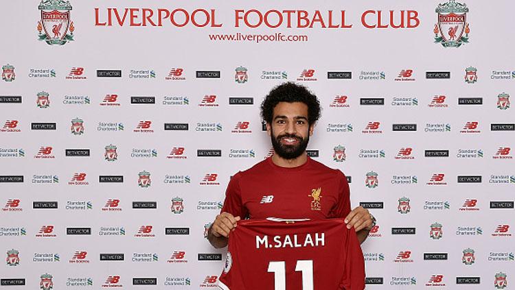 Mohamed Salah resmi gabung Liverpool. Copyright: INDOSPORT