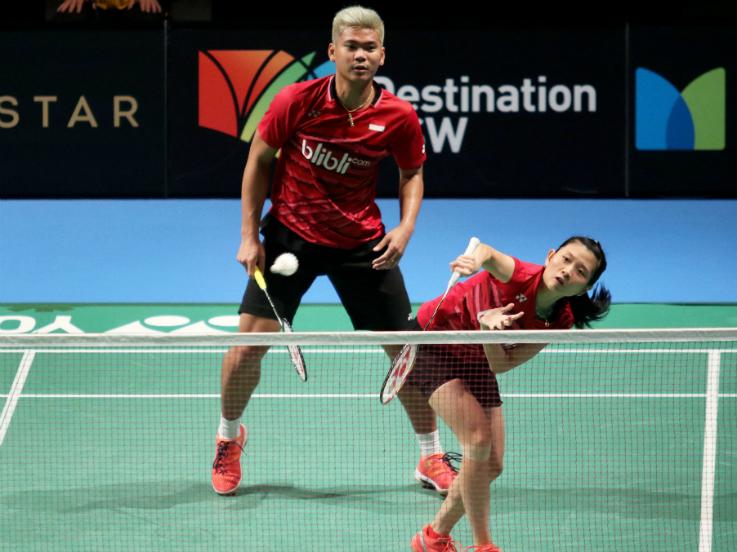 Praveen Jordan/Debby Susanto di semifinal Australia Open 2017. Copyright: Humas PBSI