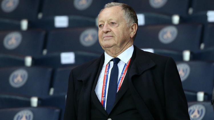 Presiden Olympique Lyon, Jean-Michel Aulas. Copyright: Indosport