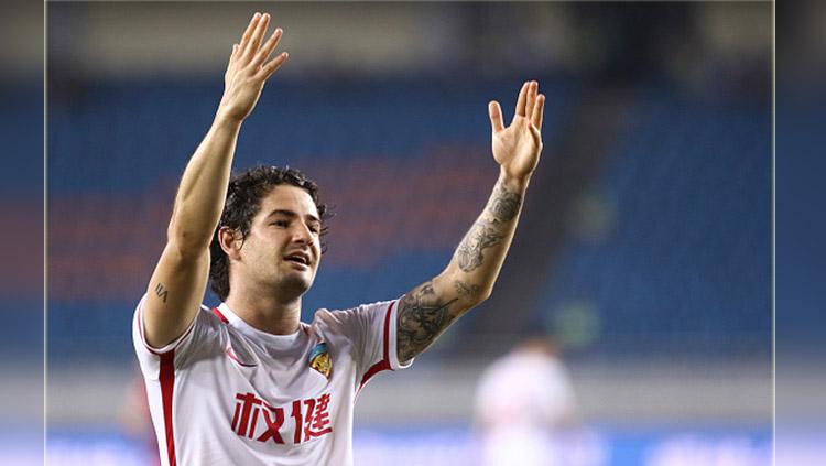 Alexandre Pato, striker Tianjin Quanjian. Copyright: INDOSPORT