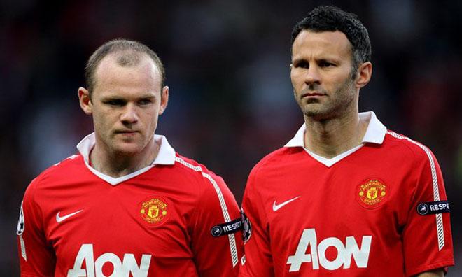 Wayne Rooney dan Ryan Giggs. Copyright: Zimbio