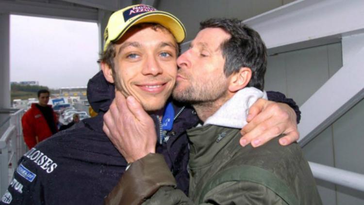 Valentino Rossi dan sang ayah, Graziano.