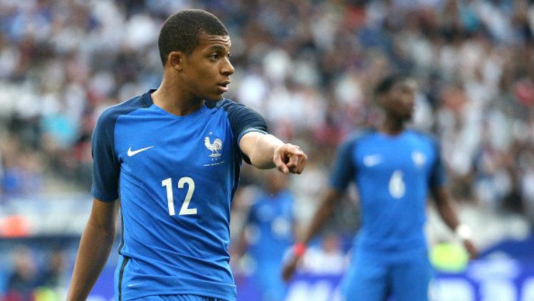 Pemain Timnas Prancis, Kylian Mbappe. Copyright: Jean Catuffe/Getty Images