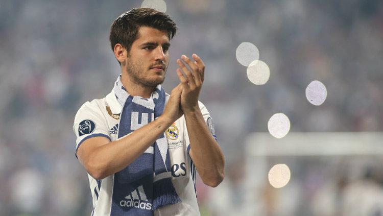 Bintang Real Madrid, Alvaro Morata. Copyright: Raddad Jebarah/NurPhoto via Getty Images