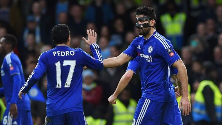 Pedro Rodriguez dan Diego Costa. Copyright: ESPN