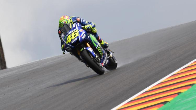 Rossi mendulang hasil mengecewakan di FP 1 dan 2 MotoGP Jerman. Copyright: motogp.com