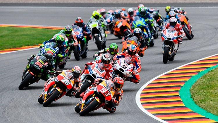 Situasi balapan MotoGP Jerman. - INDOSPORT