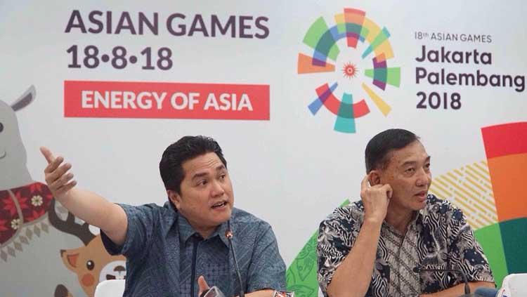 Erick Thohir dalam pembahasaan Asian Games 2018. Copyright: Humas INASGOC