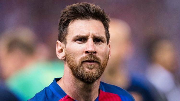 Bintang Barcelona, Lionel Messi resmi memperpanjang kontraknya. Copyright: Power Sport Images/Getty Images