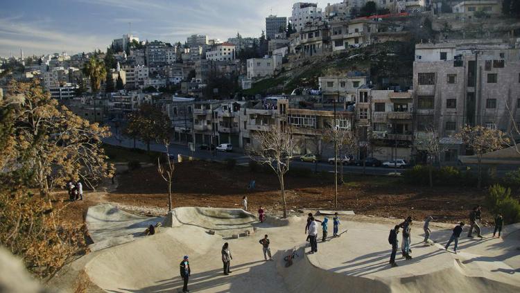 Taman skateboard di Yordania. Copyright: Alisa Reznick/Al Jazeera