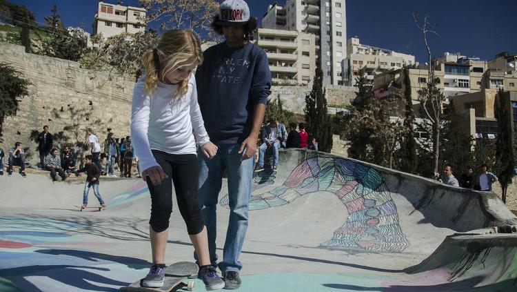 Taman skateboard di Yordania. Copyright: Alisa Reznick/Al Jazeera