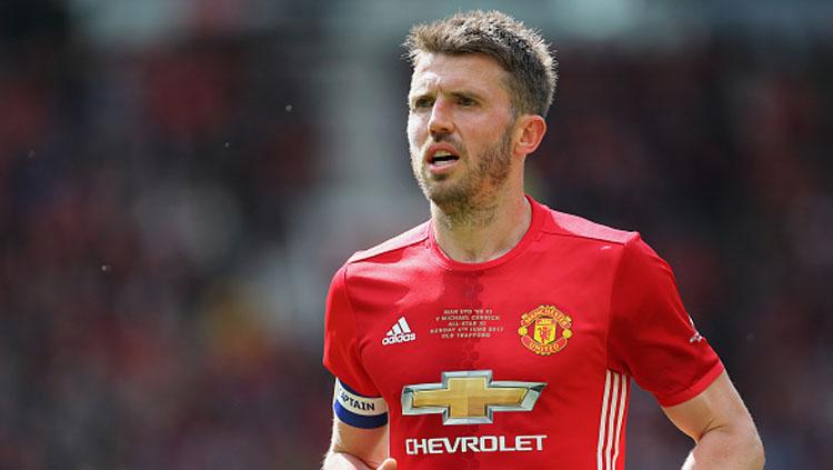 Gelandang Manchester United, Michael Carrick. Copyright: INDOSPORT