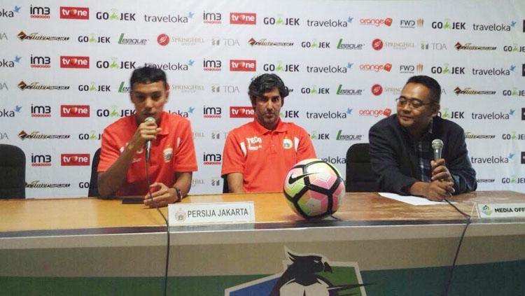 Persija Jakarta dalam jumpa pers. Copyright: Istimewa