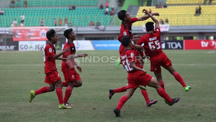 Persija U 19 vs Sriwijaya U 19, Copyright: Herry Ibrahim/Indosport.com