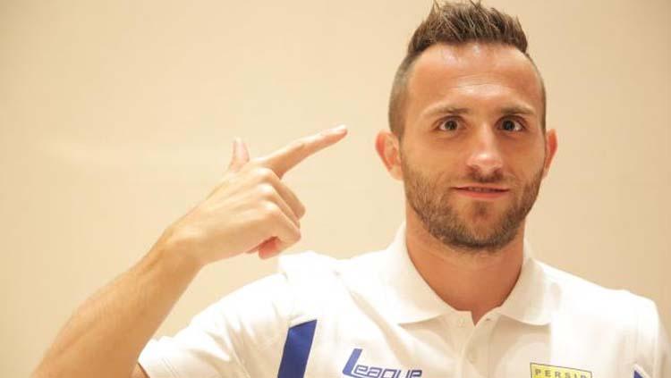 Ilija Spasojevic saat masih berseragam Persib Bandung. Copyright: Twitter