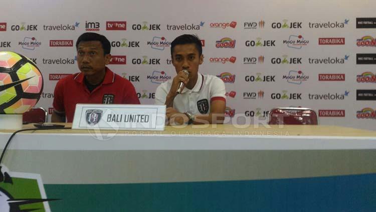 Bali United dalam jumpa pers. Copyright: Zaenal Hasan/INDOSPORT
