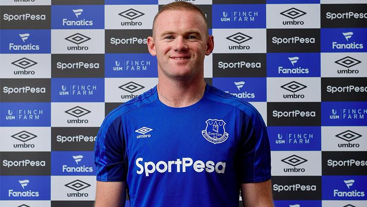 Wayne Rooney resmi bergabung ke Everton. Copyright: @Everton