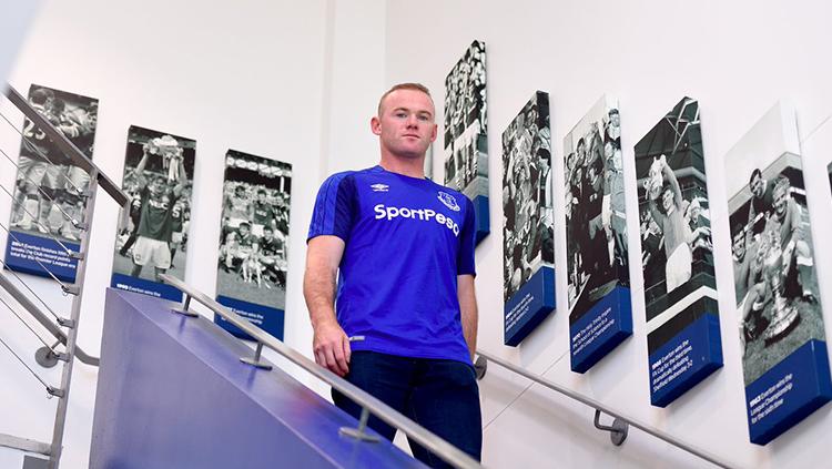 Wayne Rooney resmi bergabung ke Everton. Copyright: @Everton