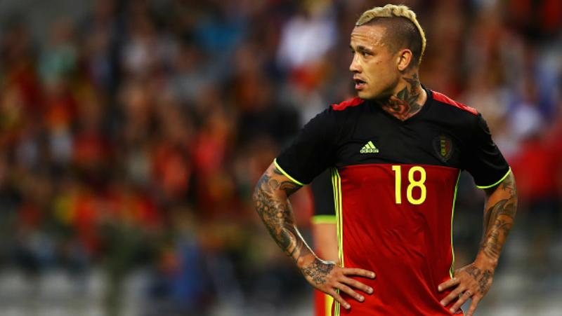 Radja%20Nainggolan%20saat%20memperkuat%20Timnas%20Belgia.