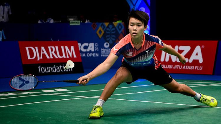 Tunggal putri Malaysia, Goh Jin Wei, resmi mendapat julukan baru setelah berhasil lolos ke babak perempat final Taipei Open 2022. - INDOSPORT